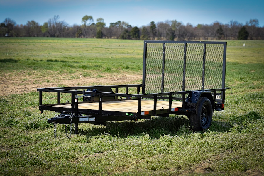 Premier 6x12 single axle utility straight deck
